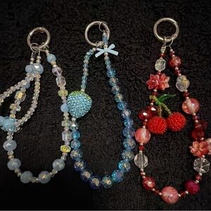 Colorful Beaded Phone Chains